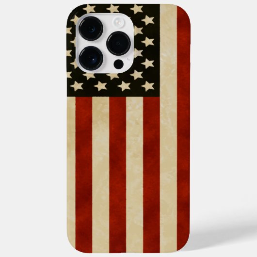 ヴィンテージアメリカ国旗のiPhone Case-Mate iPhoneケース (裏面)