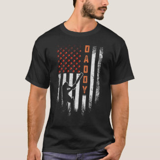 ヴィンテージアメリカ国旗誇りを持ったクリケットダディーシル Tシャツ