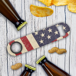 ヴィンテージアメリカ国旗7月4日BBQ退色オールドグローリー スピード栓抜き