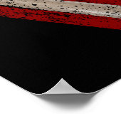 ヴィンテージアメリカ国旗 ポスター (角)