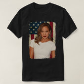 ヴィンテージアメリカ国旗Diva Jenifer伝説Essentia Tシャツ (デザイン正面)