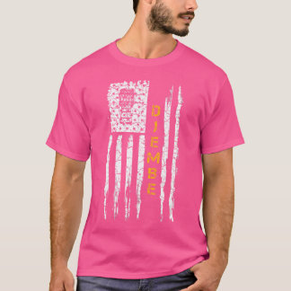 ヴィンテージアメリカ国旗Djembeミュージシャンドラムシル Tシャツ