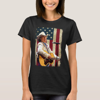 ヴィンテージアメリカ国旗Dwight Yoakam Legend.png Tシャツ