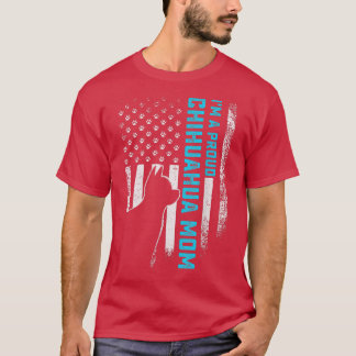 ヴィンテージアメリカ国旗I'A 誇りを持った Chihua Do Tシャツ