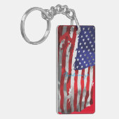 ヴィンテージアメリカ国旗Thunder_Cove キーホルダー (正面左)