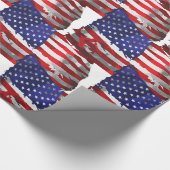 ヴィンテージアメリカ国旗Thunder_Cove ラッピングペーパー (角)