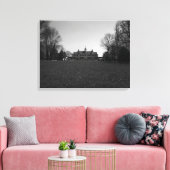 ヴィンテージアメリカ山バーノンジョージワシントンハウス キャンバスプリント (インサイチュ (リビング))