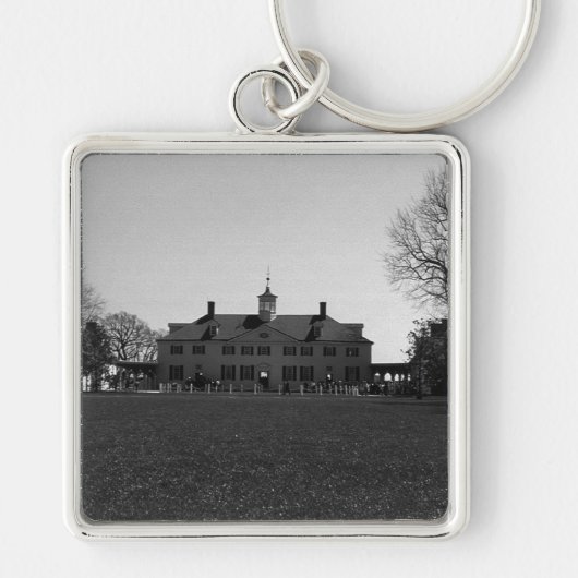 ヴィンテージアメリカ山バーノンジョージワシントンハウス キーホルダー (正面)