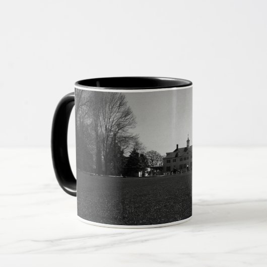 ヴィンテージアメリカ山バーノンジョージワシントンハウス マグカップ (正面左)