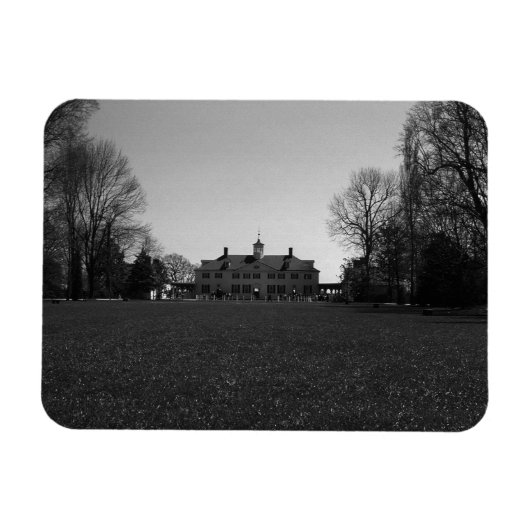 ヴィンテージアメリカ山バーノンジョージワシントンハウス マグネット (横)