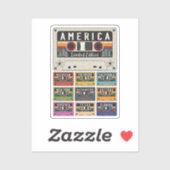 ヴィンテージアメリカ州旅行 シール (シート)