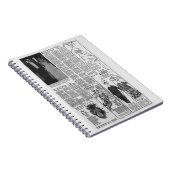 ヴィンテージアメリカ新聞ケネディ1963 ノートブック (右側)