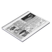 ヴィンテージアメリカ新聞ケネディ1963 ノートブック (左側)