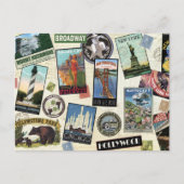 ヴィンテージアメリカ旅行はがき ポストカード (正面)