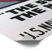 ヴィンテージアメリカ海軍この剣は描 ポスター (角)