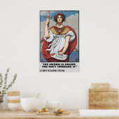 ヴィンテージアメリカ海軍この剣は描 ポスター (キッチン)