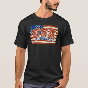 ヴィンテージアメリカ独立記念日7月4日 Tシャツ