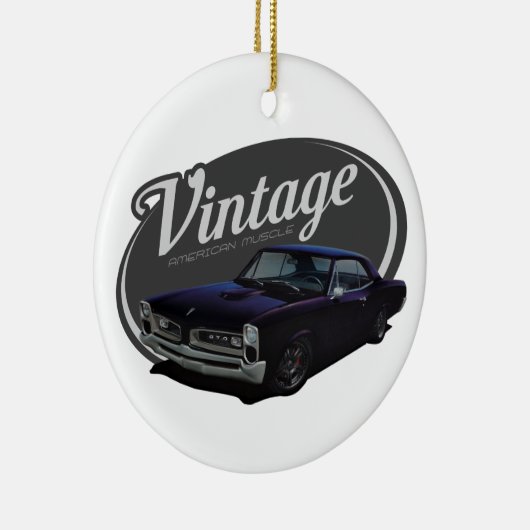 ヴィンテージアメリカ筋肉カスタムGTO セラミックオーナメント (右)