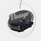 ヴィンテージアメリカ筋肉カスタムGTO セラミックオーナメント (左)