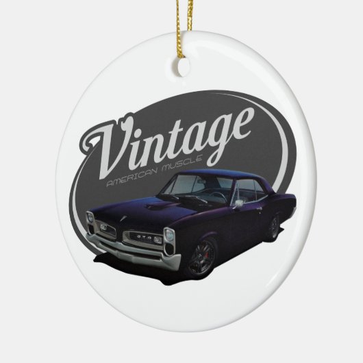 ヴィンテージアメリカ筋肉カスタムGTO セラミックオーナメント (左)