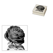 ヴィンテージアメリカ美しいバラスタンプ ラバースタンプ (押印)