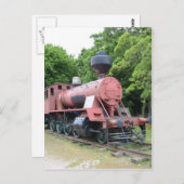 ヴィンテージアメリカ蒸気機関車 ポストカード (正面/裏面)
