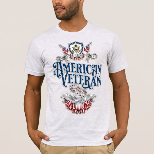 ヴィンテージアメリカ退役軍人 Tシャツ (正面)