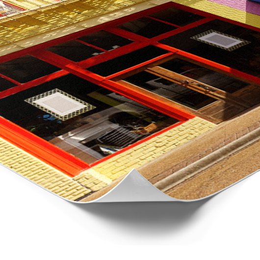 ヴィンテージアメリカ風景写真 ポスター (角)