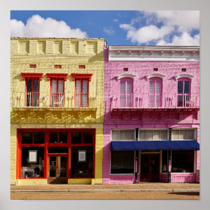 ヴィンテージアメリカ風景写真 ポスター