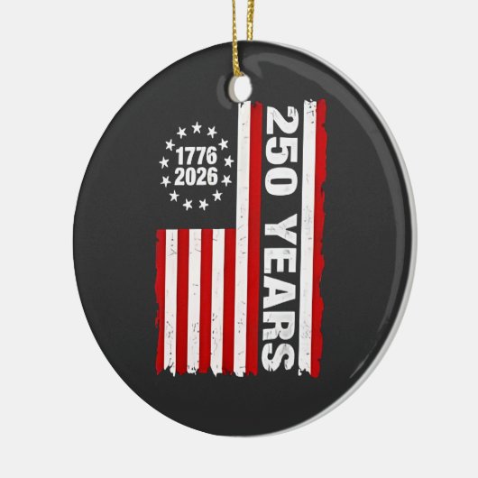 ヴィンテージアメリカ100周年記念250周年 セラミックオーナメント (左)