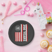 ヴィンテージアメリカ100周年記念250周年 ペーパープレート (パーティー)