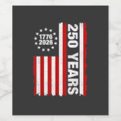 ヴィンテージアメリカ100周年記念250周年 ワインラベル (シングルラベル)