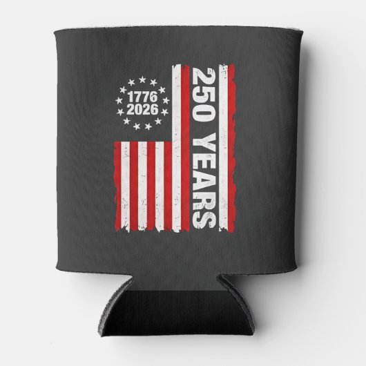 ヴィンテージアメリカ100周年記念250周年 缶クーラー (正面)