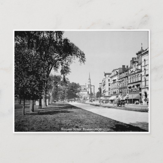 ヴィンテージアメリカ,ボストン,トレモント通り ポストカード (正面)