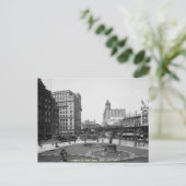 ヴィンテージアメリカ、ワシントンSt、ニューヨーク ポストカード (スタンド正面)