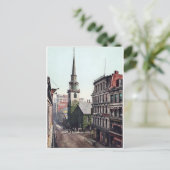 ヴィンテージアメリカ、旧南教会ボストンc1900 ポストカード (スタンド正面)