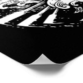 ヴィンテージアモンアマルスデザインフォーファンラバー ポスター (角)