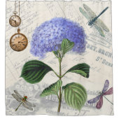 ヴィンテージアヤグサ シャワーカーテン (正面)