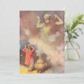 ヴィンテージアラジンとランプ招待状ジェニー 招待状 (スタンド正面)