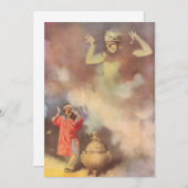 ヴィンテージアラジンとランプ招待状ジェニー 招待状 (正面/裏面)