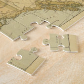 ヴィンテージアラスカの地図(1894年) ジグソーパズル (側面)