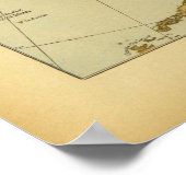 ヴィンテージアラスカの地図（1894年）ポスター ポスター (角)