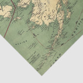 ヴィンテージアラスカの地図(1900) 薄葉紙 (詳細)