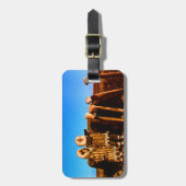 ヴィンテージアラスカの毛皮の服エスキモ北極帯sod igloo ラゲッジタグ (正面縦)