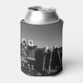 ヴィンテージアラスカの毛皮の服エスキモ北極帯sod igloo 缶クーラー (缶正面)