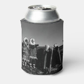 ヴィンテージアラスカの毛皮の服エスキモ北極帯sod igloo 缶クーラー (缶裏面)