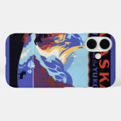 ヴィンテージアラスカ旅行のポスター、Atlinとユーコン Case-Mate iPhoneケース (裏面 (横))