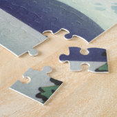 ヴィンテージアラスカ旅行ポスターアート風景風景 ジグソーパズル (側面)