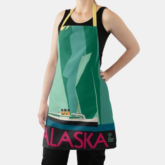 ヴィンテージアラスカ旅行ポスターアート、Taku Glacier エプロン (インサイチュ)
