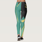 ヴィンテージアラスカ旅行ポスターアート、Taku Glacier レギンス (裏面)